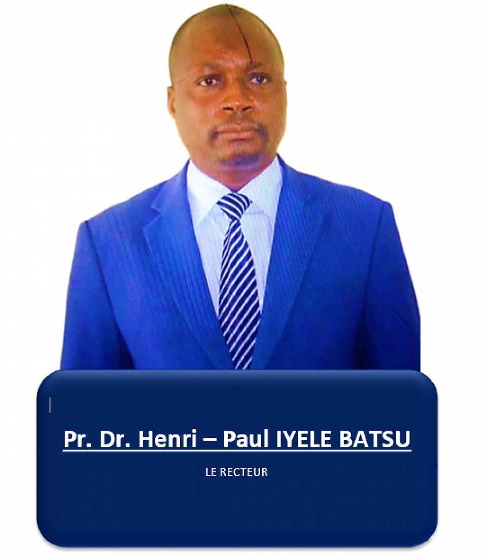 LE RECTEUR DE L'UNIVERSITE D'IKELA