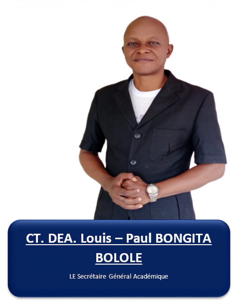 LE SECRETAIRE GENERAL ACADEMIQUE DE L'UNIVERSITE D'IKELA